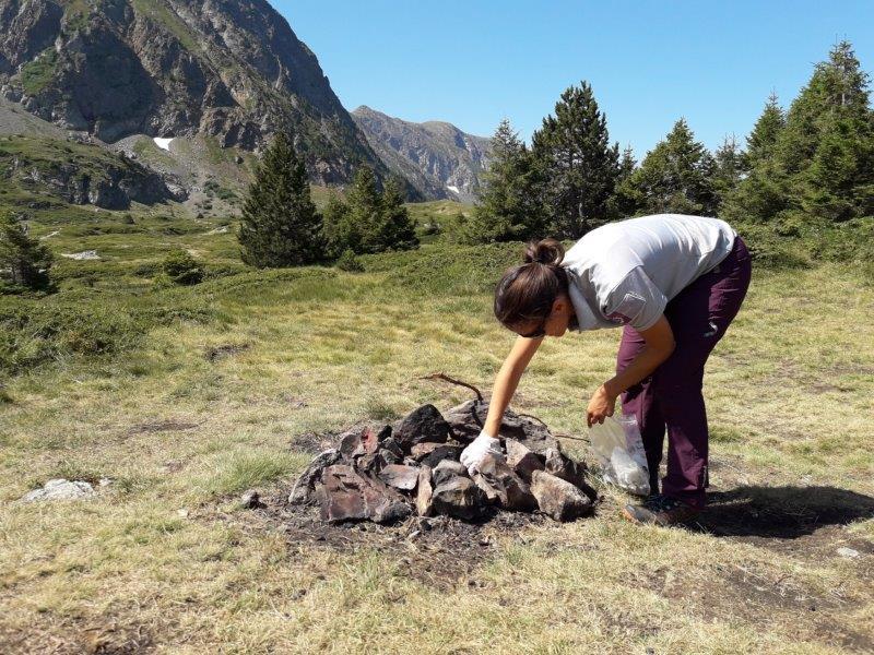 Place à feu sur le plateau du Taillefer © M. Garnier - PNE